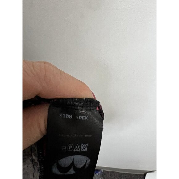 MissWhence Miss Whence Silk Patchwork Pesant Modest Lace Trim Belted Dress 40 - Picture 4 of 11